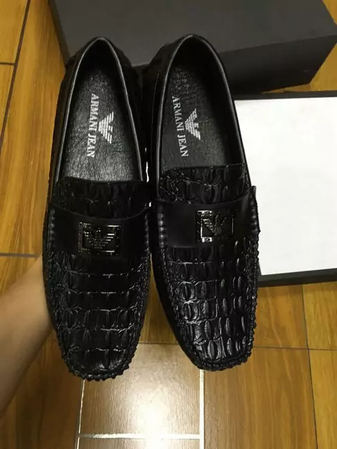 armani chaussures destock sport et mode crocodile pattern noir